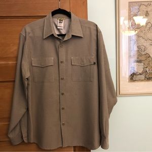 The north face men’s sun line button down size M